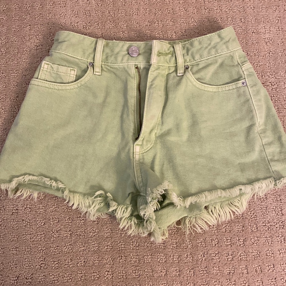 pacsun denim jean shorts